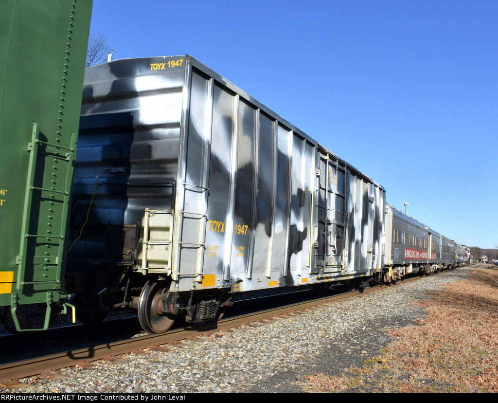 Operation Toy Train Boxcar # 1947 on the Susie Q TFT Train